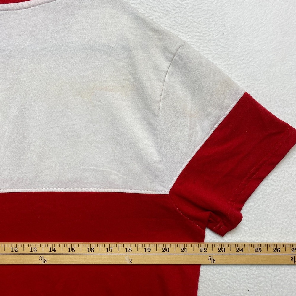 USA Soccer Team Polo Shirt Mens M Red Short Sleeve Dream Team 1988 Flag Hooded - Picture 9 of 11
